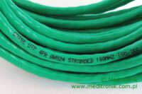 Patchcord RJ45 Kat.5e 10m U/UTP PVC miedziany zielony