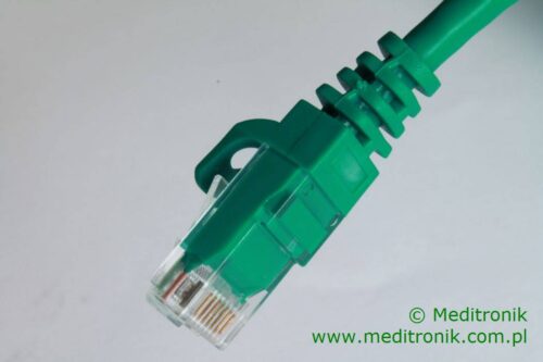 Patchcord UTP miedziany kat.6 (klasa E) linka zielony dł.10m kabel nieekranowany LAN RJ45