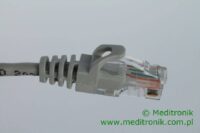 Patchcord RJ45 Kat.5e 10m U/UTP PVC miedziany szary