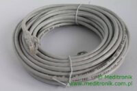 Patchcord RJ45 Kat.5e 10m U/UTP PVC miedziany szary