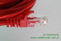 Patchcord RJ45 Kat.5e 10m U/UTP PVC miedziany czerwony