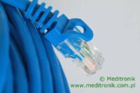 Patchcord RJ45 Kat.5e 15m U/UTP PVC miedziany niebieski