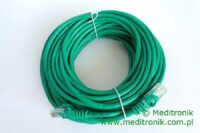 Patchcord RJ45 Kat.5e 15m U/UTP PVC miedziany zielony