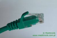 Patchcord UTP miedziany kat.6 (klasa E) linka zielony dł.15m kabel nieekranowany LAN RJ45