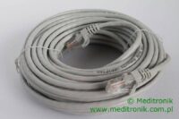 Patchcord RJ45 Kat.5e 15m U/UTP PVC miedziany szary