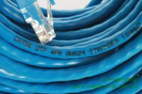 Patchcord RJ45 Kat.5e 20m U/UTP PVC miedziany niebieski