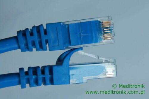Patchcord UTP miedziany kat.6 (klasa E) linka niebieski dł.20m kabel nieekranowany LAN RJ45