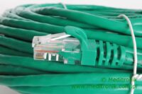 Patchcord RJ45 Kat.5e 20m U/UTP PVC miedziany zielony