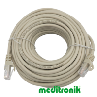 Patchcord UTP miedziany kat.6 (klasa E) linka szary dł.20m kabel nieekranowany LAN RJ45