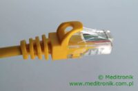 Patchcord RJ45 Kat.5e 20m U/UTP PVC miedziany żółty