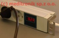 Listwa zasilająca 19" 8 gniazd 230V kabel 2m wtyk SCHUKO Listwa zasilająca 19" 8 gniazd 230V kabel 2m wtyk SCHUKO