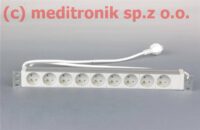 Listwa zasilająca 19" 9 gniazd 230V kabel 5m wtyk SCHUKO, czarna MXL008B095