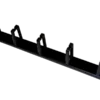 Organizator kabli 1U 19" 5 plastikowych uchwytów, czarny ALANTEC