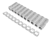 Oznaczniki kabli 0-9 na kable o śr. 6-7mm białe ALANTEC