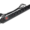 Listwa zasilająca PDU 19" 230v - 7 gniazd (typu e - cee 7/5), z wyłącznikiem led, z zabezpieczeniem przeciwprzeciążeniowym oraz przeciwprzepięciowym, kabel 1,8m cee 7/7 ALANTEC Listwa zasilająca PDU 19" 230v - 7 gniazd (typu e - cee 7/5), z wyłącznikiem led, z zabezpieczeniem przeciwprzeciążeniowym oraz przeciwprzepięciowym, kabel 1,8m cee 7/7 ALANTEC