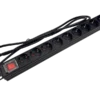 Listwa zasilająca 19" 230v - 9 gniazd (typu f - cee 7/3 schuko), z wyłącznikiem led, kabel 1,8m cee 7/7 ALANTEC Listwa zasilająca 19" 230v - 9 gniazd (typu f - cee 7/3 schuko), z wyłącznikiem led, kabel 1,8m cee 7/7 ALANTEC