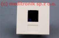 Adapter Mosaic 45x45 na 1 moduł keystone RJ45 Kat.5e UTP