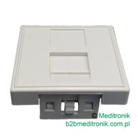 Adapter Mosaic 45x45 na 1 moduł RJ45 keystone z przesłoną