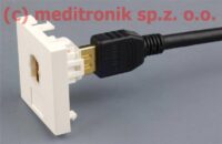 Adapter Mosaic 45x45 na 1 moduł keystone HDMI Adapter Mosaic 45x45 na 1 moduł keystone HDMI