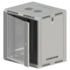 Szafa wisząca 19" 12U 600x600, niedzielona, drzwi szklane jednoskrzydłowe, tył osłona pełna, osłony boczne ruchome perforowane, kolor szary, 4 belki ALANTEC Szafa wisząca 19" 12U 600x600, niedzielona, drzwi szklane jednoskrzydłowe, tył osłona pełna, osłony boczne ruchome perforowane, kolor szary, 4 belki ALANTEC