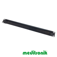 PANEL SZCZOTKOWY DO SZAFY 19" 1U CZARNY