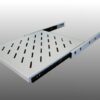 Półka stała 19" 1U, głębokość 500mm, mocowana w 4 punktach