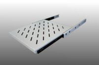 Półka ruchoma 500mm przykręcana z boku do profili 19"