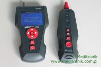 Tester okablowania LCD RJ45-BNC z szukaczem par test ping