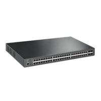 TL-SG3452XP Przełącznik zarządzalny L2+ JetStream, 48 portów gigabitowych PoE+, 4 sloty SFP+ 10GE