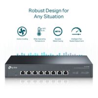 TL-SX1008 Przełącznik typu desktop/do montażu w szafie, 8 portów 10G TL-SX1008 Przełącznik typu desktop/do montażu w szafie, 8 portów 10G