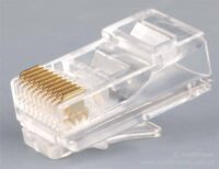 Wtyk RJ48 nieekranowany 10 stykowy na kabel drut
