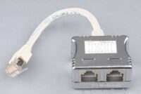 Adapter FTP do zestawienia 2 torów ethernet na jednym kablu Adapter FTP do zestawienia 2 torów ethernet na jednym kablu