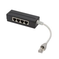 Rozgałeziacz ekranowany wtyk FTP RJ45 na 4 gniazda FTP RJ45