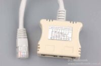 Adapter UTP do zestawienia ethernet+telefon na jednym kablu