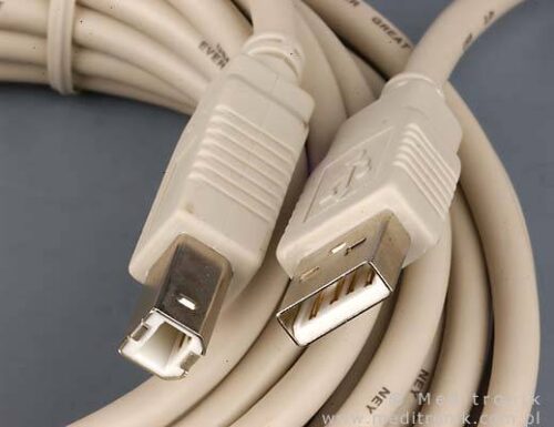Kabel USB A-B, 2.0, wtyk/wtyk, długość 5m