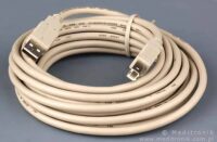 Kabel USB A-B, 2.0, wtyk/wtyk, długość 5m