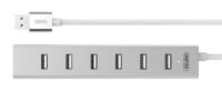 Unitek Y-2183 Aluminiowy Hub 7x USB 2.0 + zasilacz