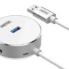 Unitek Y3197 aluminiowy hub 4x USB 3.0
