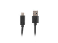 Kabel USB A-C, 3.1, wtyk/wtyk, 1m, czarny, wstecznie kompatybilne z USB 3.0, 2.0, 1.1 Kabel USB A-C, 3.1, wtyk/wtyk, 1m, czarny, wstecznie kompatybilne z USB 3.0, 2.0, 1.1