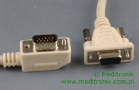 Adapter SVGA DSUB 15pin wtyk kątowy na gniazdo kabel 0,15m