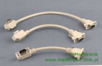 Adapter SVGA DSUB 15pin wtyk kątowy na gniazdo kabel 0,3m