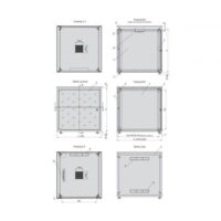 Biurowa szafka teleinformatyczna b. blatu 600x600 12U