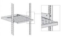 Półka ruchoma 19" 2U mocowana na 2 belkach, 355mm Półka ruchoma 19" 2U mocowana na 2 belkach, 355mm