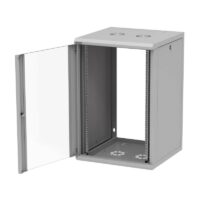 Szafka jednosekcyjna 19" Z-CUBE 18U, 600x450mm drzwi szklane