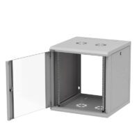 Szafka jednosekcyjna 19" Z-CUBE 12U, 600x600mm drzwi szklane