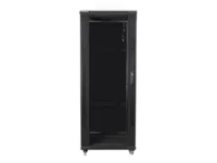 Szafa instalacyjna rack stojąca 19" 32U 600x800 czarna Lanberg (flat pack)