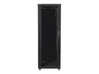 Szafa instalacyjna rack stojąca 19" 37U 600x800 czarna Lanberg (flat pack)