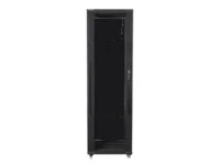 Szafa instalacyjna rack stojąca 19" 42U 600x800 czarna Lanberg (flat pack) Szafa instalacyjna rack stojąca 19" 42U 600x800 czarna Lanberg (flat pack)