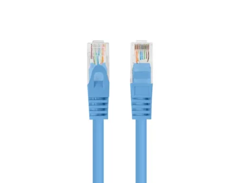 Patchcord kat.5e utp 7.5m niebieski fluke passed Lanberg