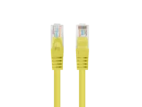 Patchcord kat.5e utp 1.5m żółty fluke passed Lanberg 10-pack